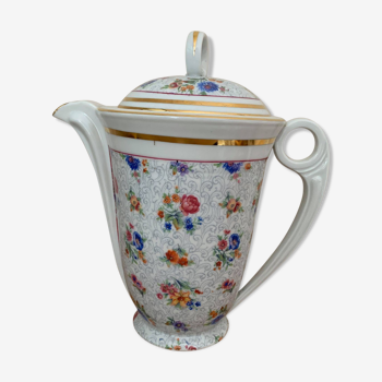 Theiere fleurie porcelain of Limoges