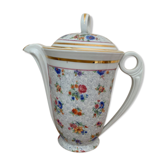 Theiere fleurie porcelain of Limoges