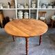 Dining table with 2 wooden leaves ⌀ 120 cm