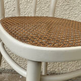 Caned bistro chair