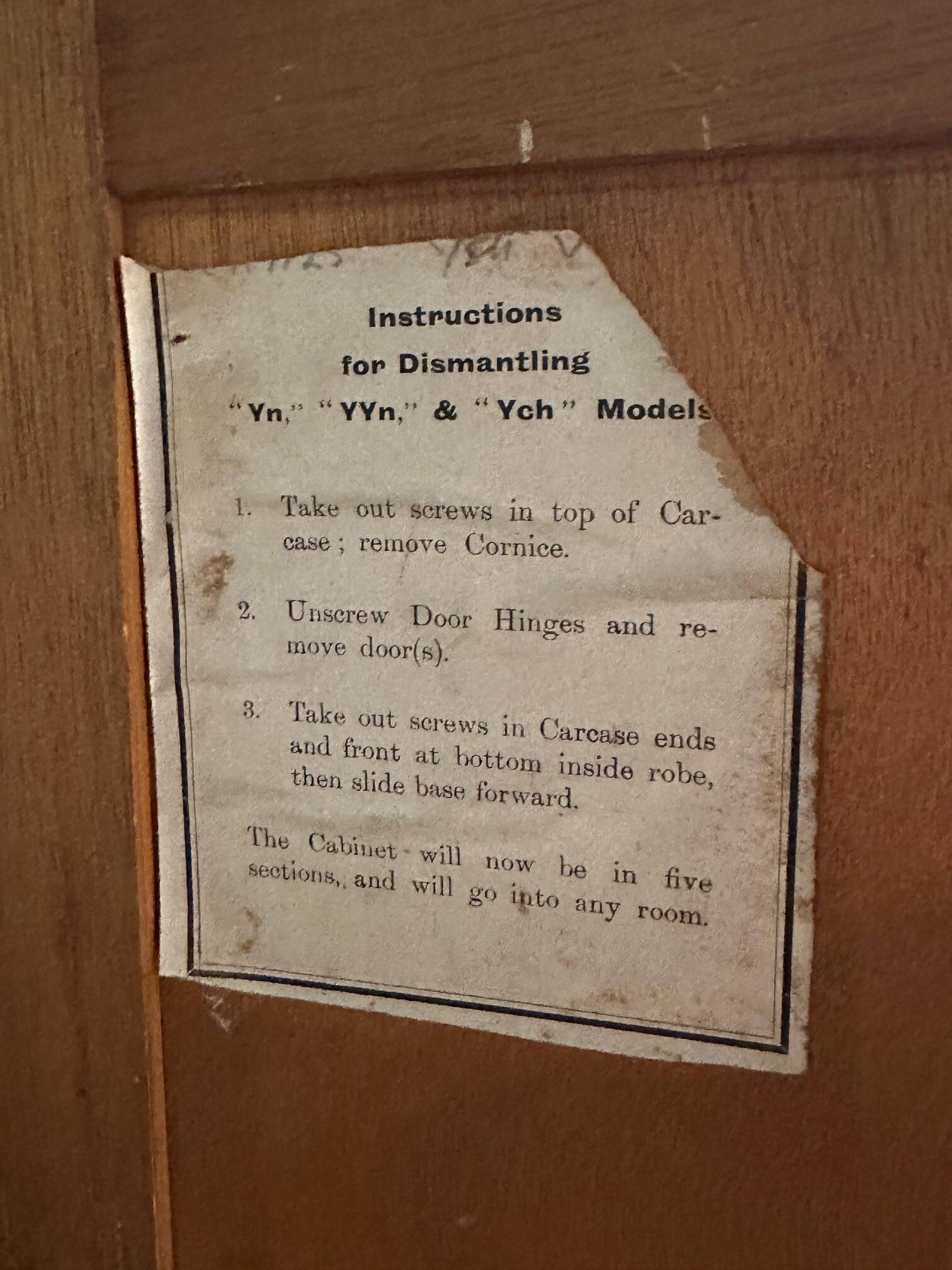 Art Deco Compactom wardrobe