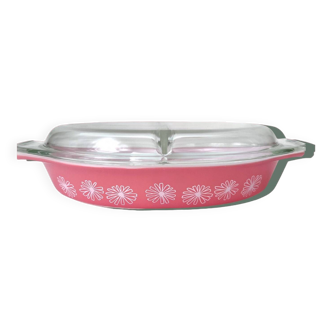 Pyrex pink daisy rare