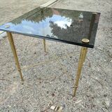 Table basse d'appoint plexiglas vintage