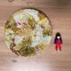Assiette en barbotine
