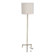 Mid-Century Italian Solid Brass Faux Bamboo Floor Lamp, 1960s