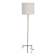 Mid-Century Italian Solid Brass Faux Bamboo Floor Lamp, 1960s
