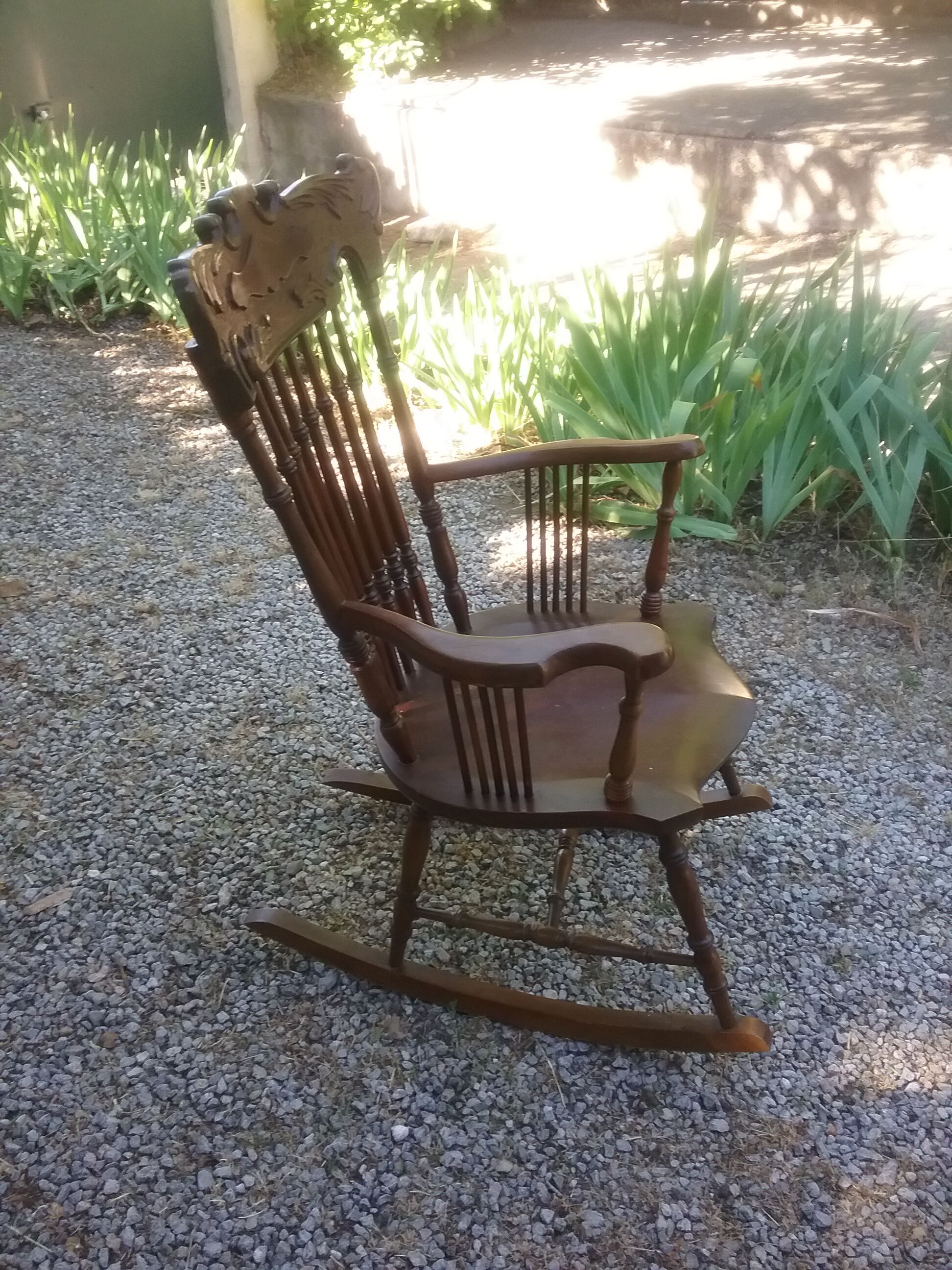 Rocking vintage chair