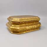 1970s Exquisited Handcrafted Smoking Set in Ceramic and Gold Leaf. Made in