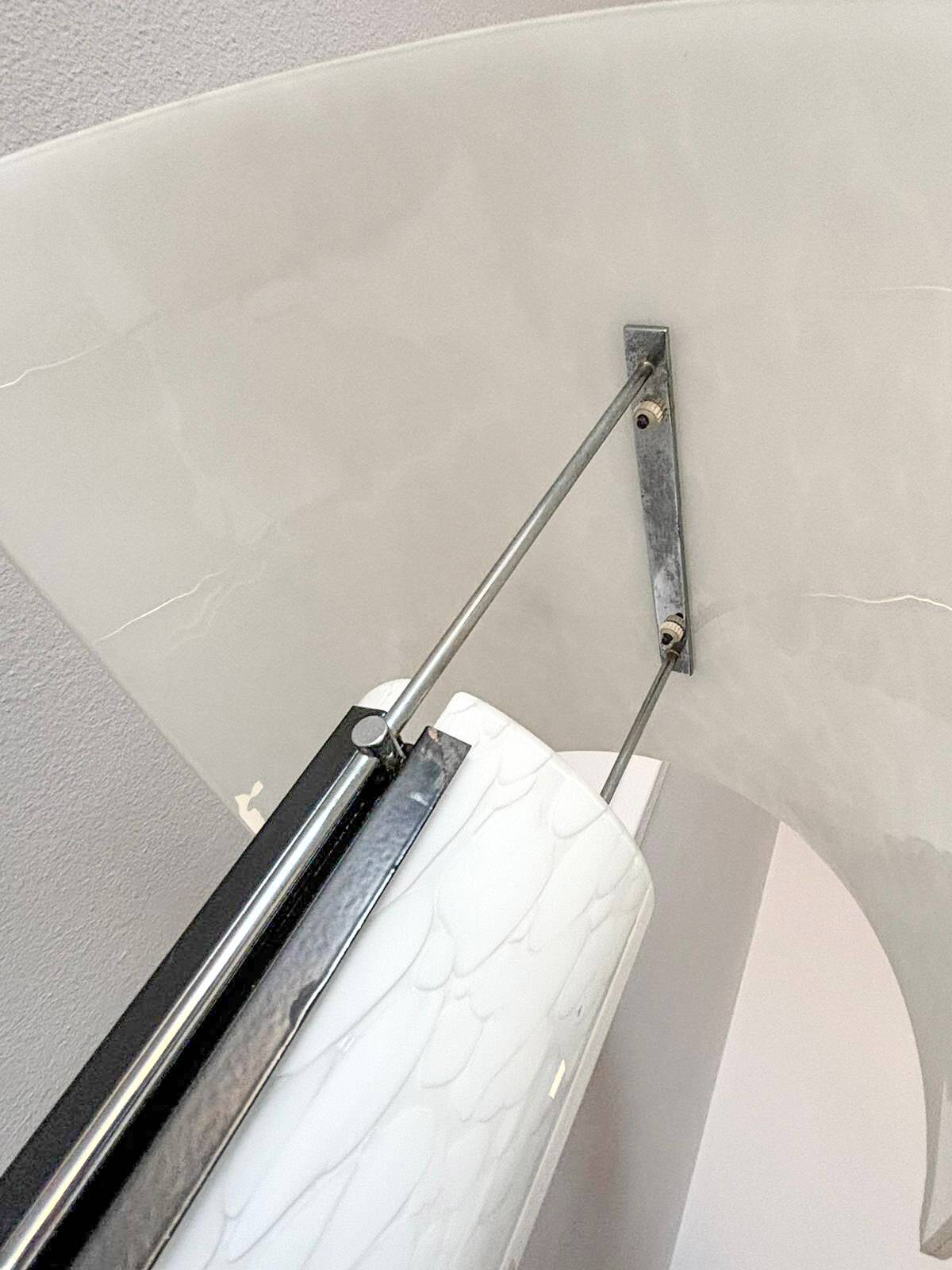 Lampada in Vetro di Murano Firmata Zonca, Italia 1980s, ottimo stato di conservazione.