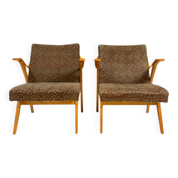 Pair of Jitona Soběslav armchairs, Czechoslovakia, 1970
