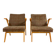Pair of Jitona Soběslav armchairs, Czechoslovakia, 1970