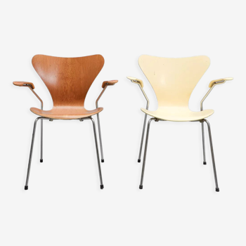 2 chairs Arne Jacobsen "sjuan" Fritz Hansen