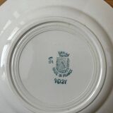 Set of 9 antique flat plates