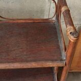 Rattan shelf
