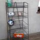 Display metal store shelves