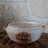 Fruit basket Creil and Montereau pattern Carnations