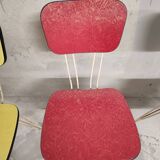 Chaises en formica pieds eiffel