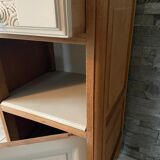 Art Deco bedside, grey marble