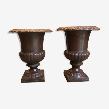 Lot de 2 vases médicis