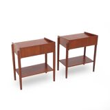 Bedside tables by Børge Mogensen for Soborg Mobler, 1950s, set of 2.
