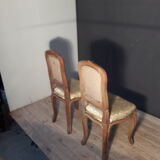 Paire de chaises style Louis XV