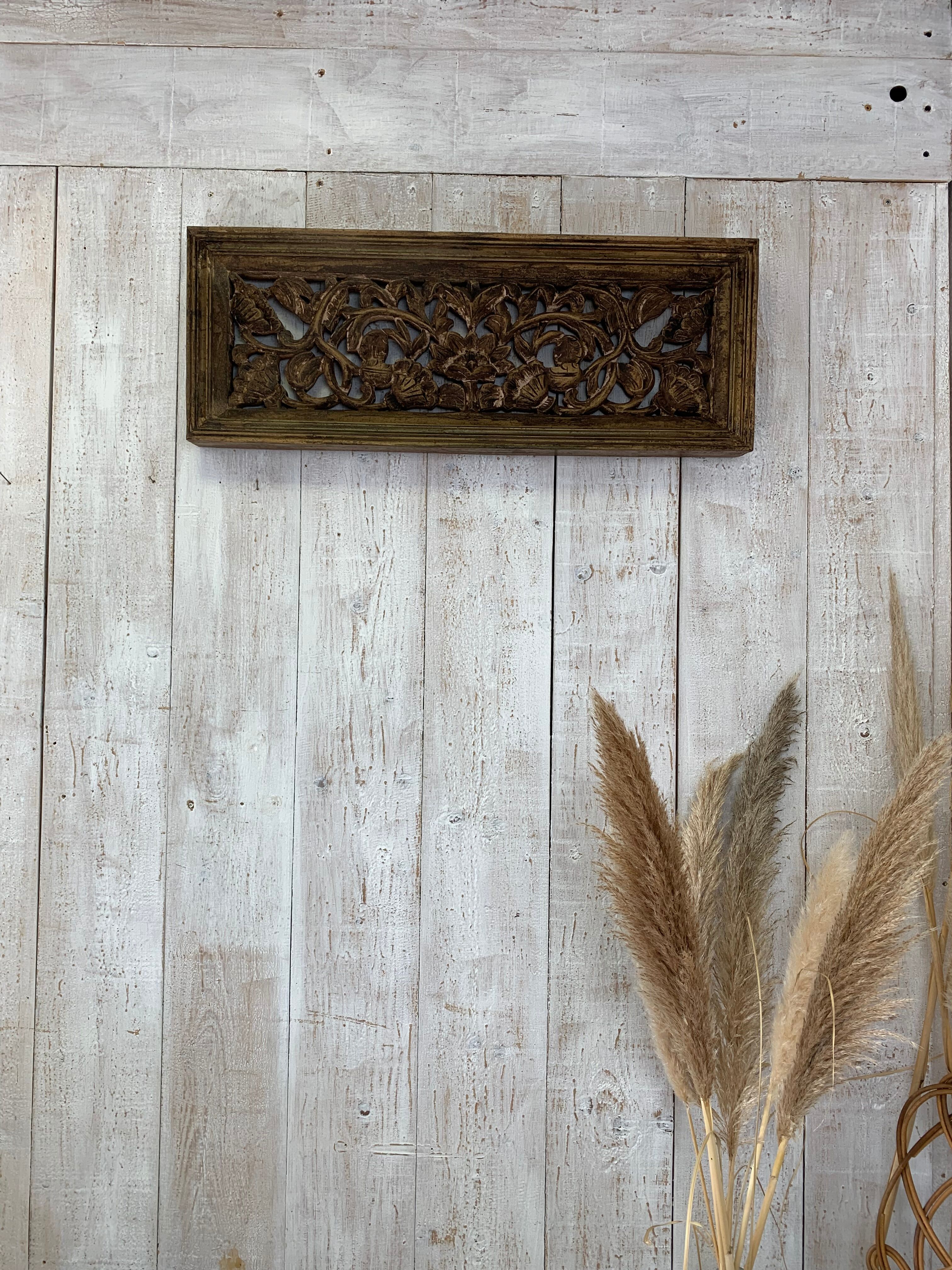 Old gilded wall decoration