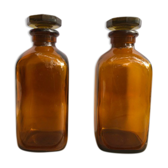 Amber bottles