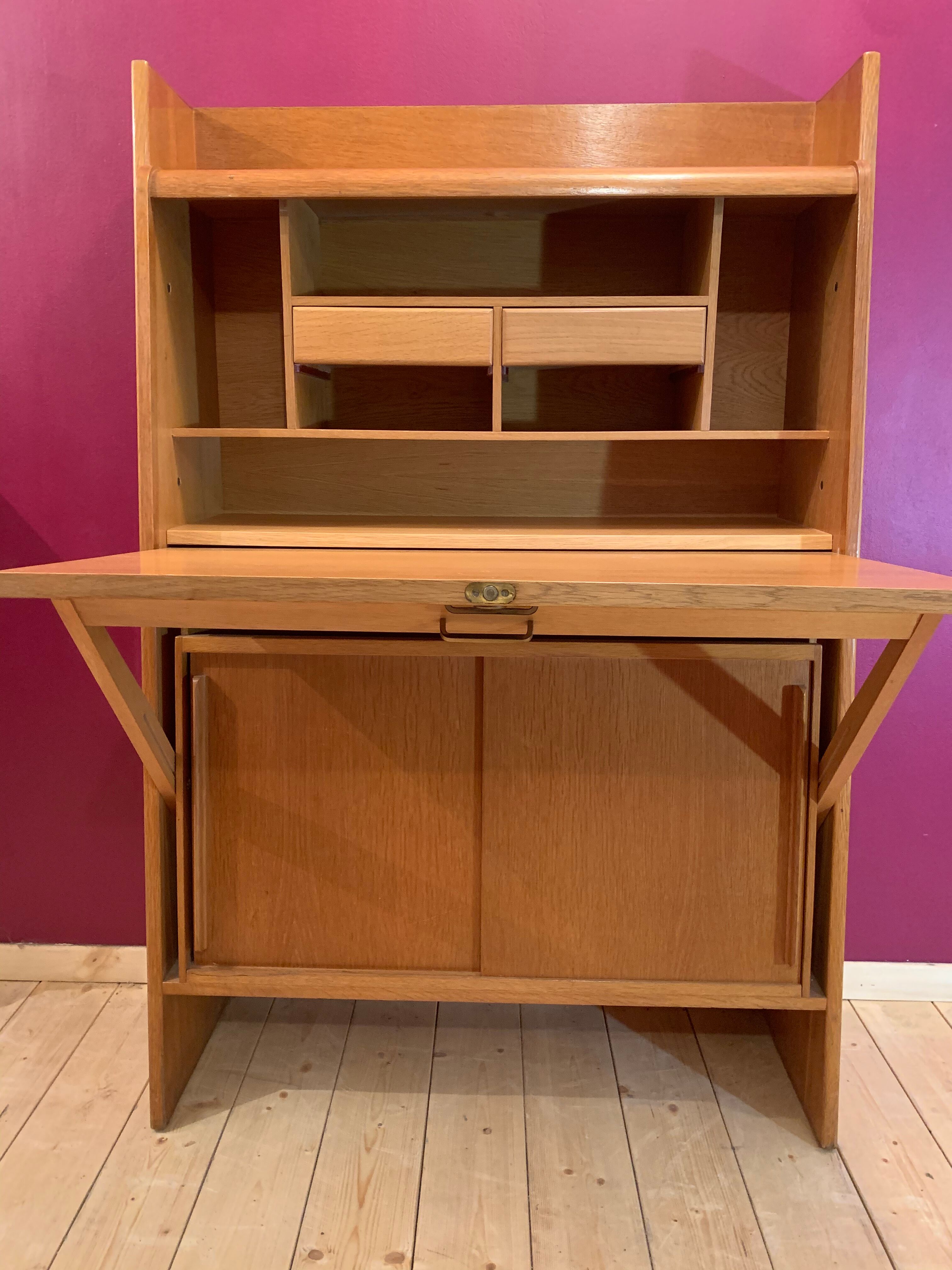 Vintage writing desk by René Jean Caillette