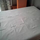 Linen tablecloth with embroidery and openwork 1.55 x 2.75 m