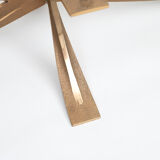 Michel Mangematin bronze coffee table, France 1960s