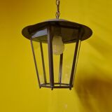 Old french brass hall lantern, from the 1st half 1900s.