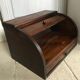 Vintage wooden curtain box