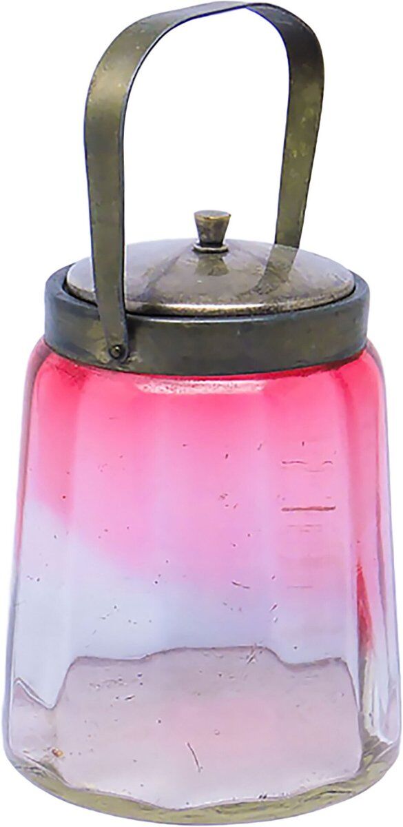 Art Nouveau tea box in glass, Germany, 1920s