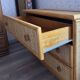 Maugrion chest of drawers for Roche Bobois, wood and rattan, 1980s