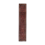 Red Persian runner- Hamadan rug 85x420cm