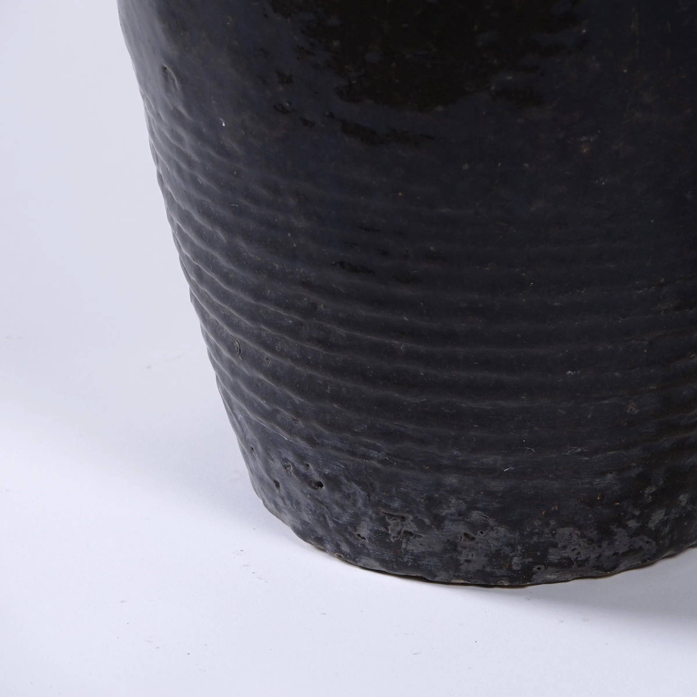 Guang - Chinese black glazed jar no. 2