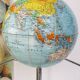 Girard and Barrère terrestrial globe