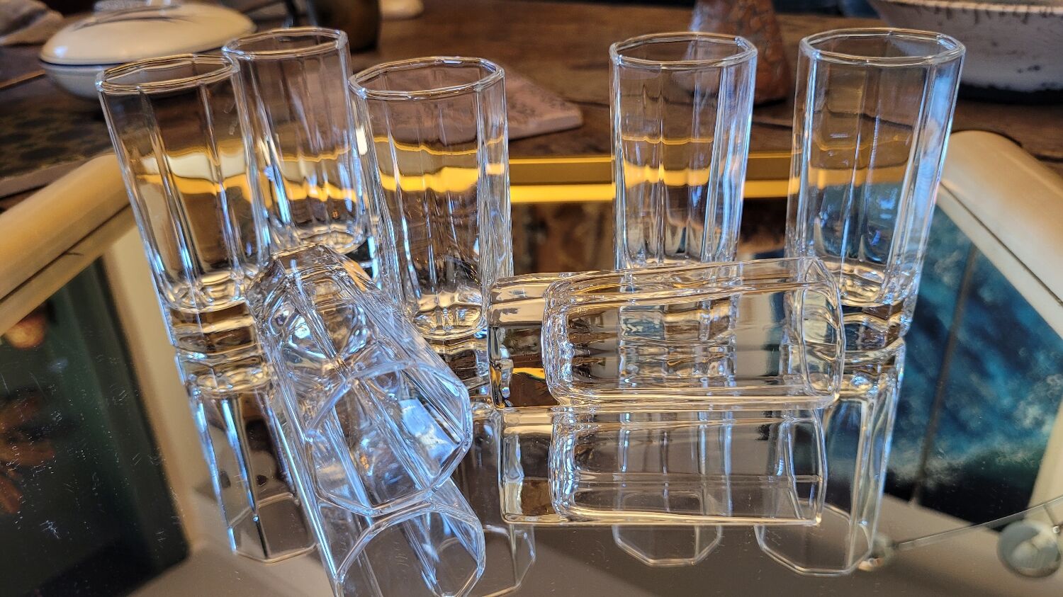 Octime 80's liqueur glasses