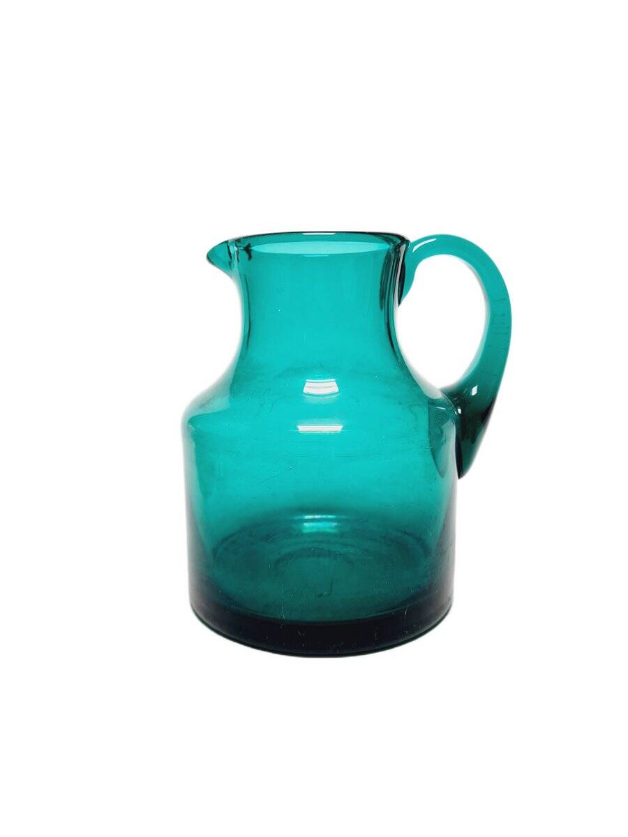 Postmodern Polish jug by Zbigniew Horbowy for Sudety Glassworks, 1970s