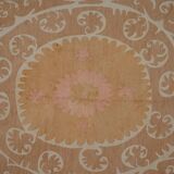 Vintage Turkish hand-knotted rug 134x140 cm