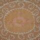 Vintage Turkish hand-knotted rug 134x140 cm