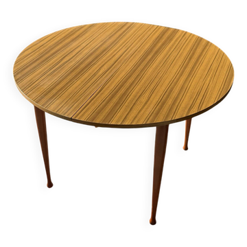 Table vintage scandinave style teck, 4 personnes, 1970