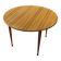 Table vintage scandinave style teck, 4 personnes, 1970