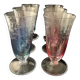 6 Arques crystal flutes stamped CDA