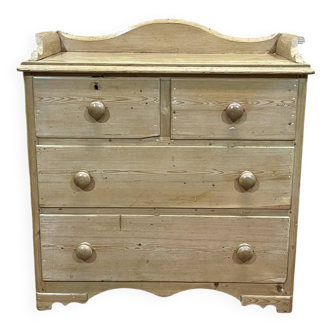 Commode Victorienne du XIXème en sapin