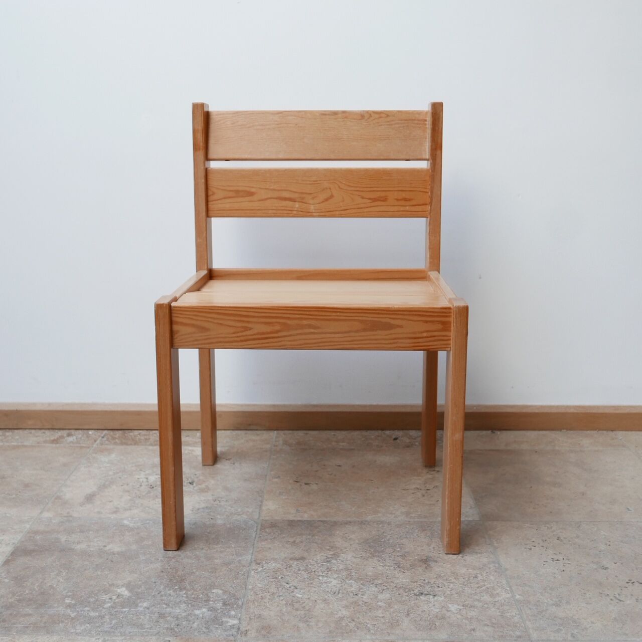 Pine swedish set of dining chairs