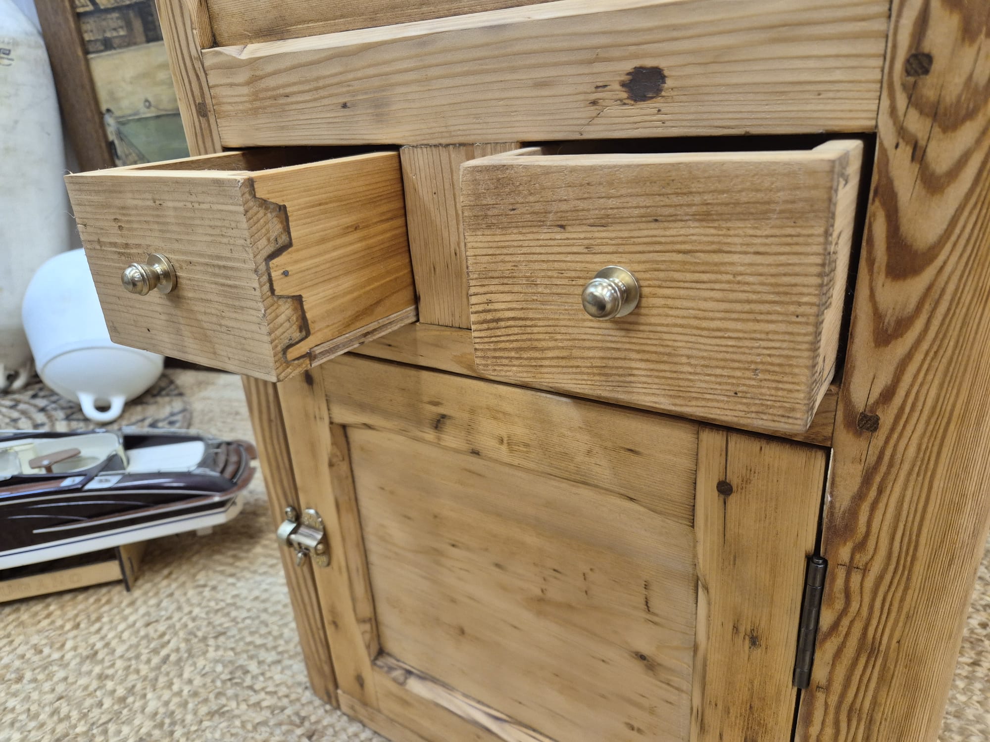 Old marine washstand