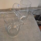 2 bohemian crystal mugs