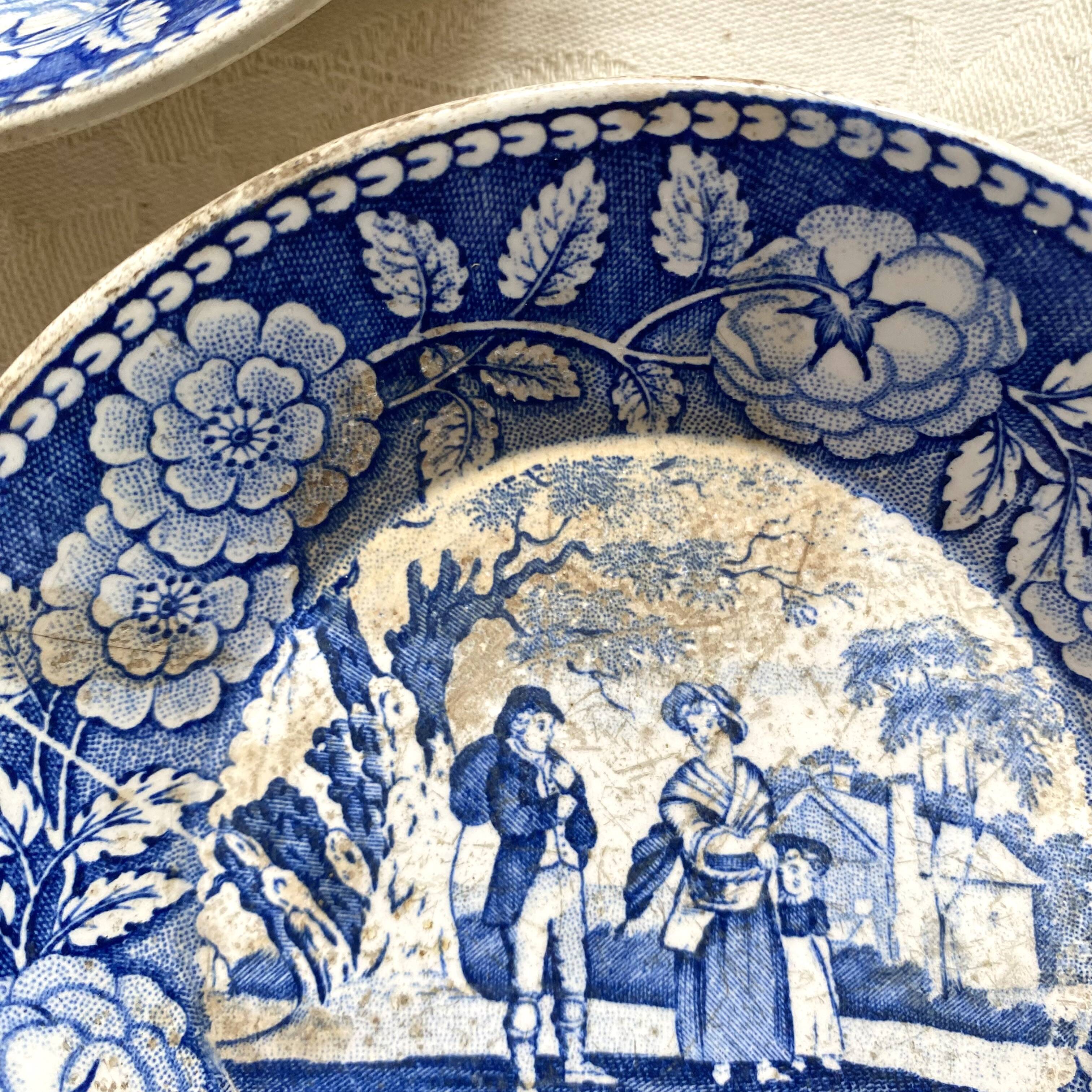 Old ironstone bowls from Choisy-le-Roi.