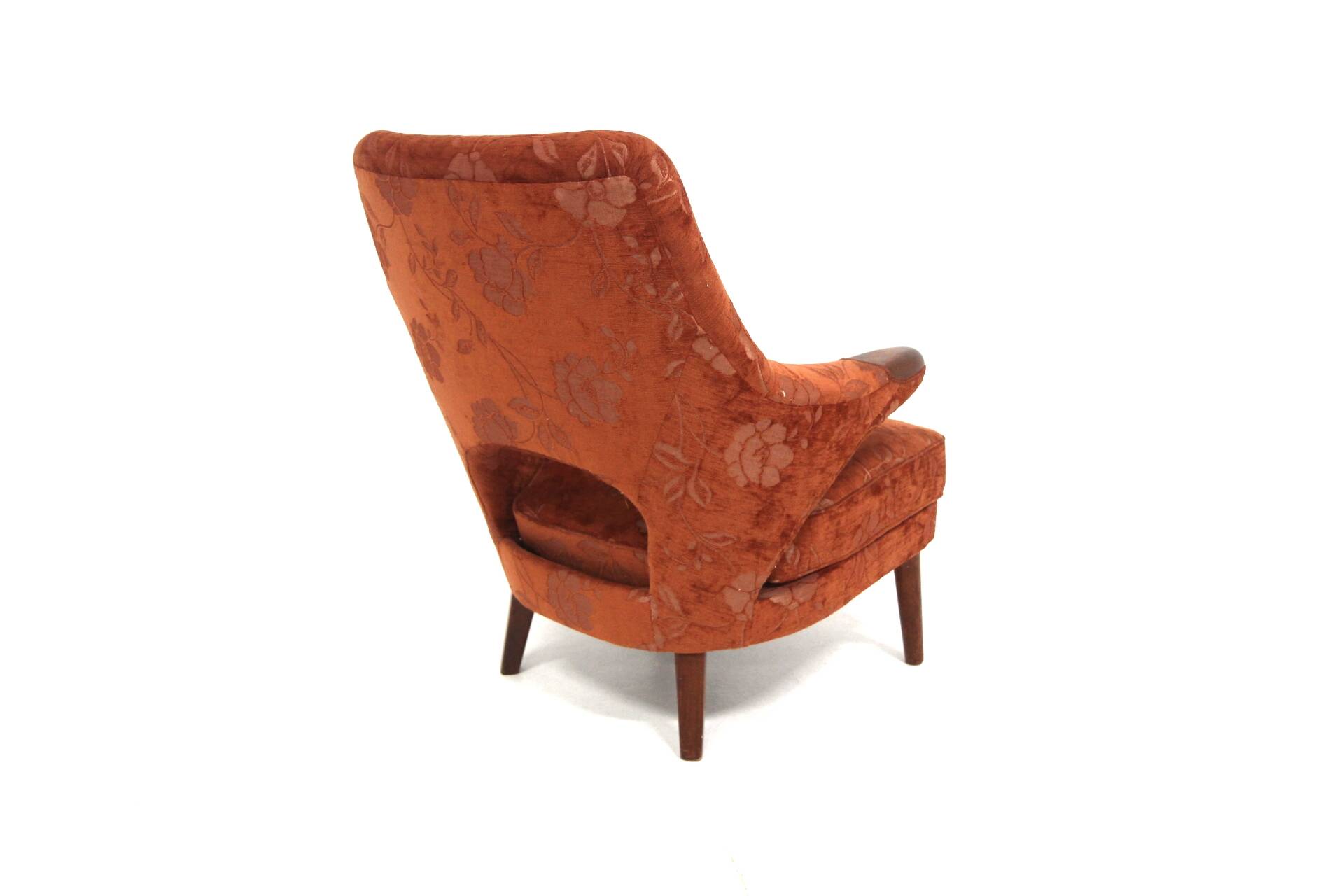 Fauteuil scandinave en tissu, Suède, 1940